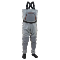 Waterproof Chest Fishing Waders, Stockingfoot Design, Durable & Lightweight Gear