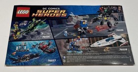 LEGO DC Comics 76026: Gorilla Grodd Goes Bananas Instruction Books 1, 2 + Comic