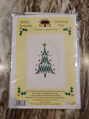Bothy Designs Bothy Threads Cross Stitch Kit ''Christmas Tree'' 