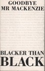 Goodbye Mr Mackenzie Blacker Than Black cassette UK Parlophone 1990 WITH CARD