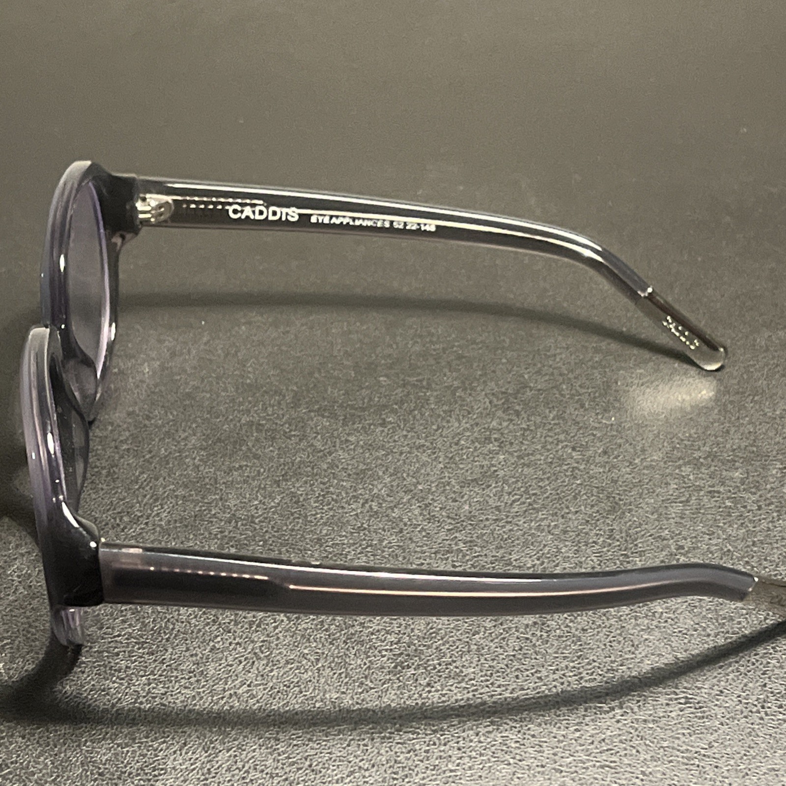 CADDIS Gray Reading Glasses Frames Grappelli 2.5 FRAME ONLY