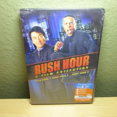 Rush Hour 3-Film Collection Jackie Chan Chris Tucker DVD Set New Sealed