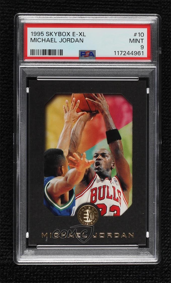 1995-96 Skybox E-XL Michael Jordan #10 PSA 9 MINT HOF 1y9