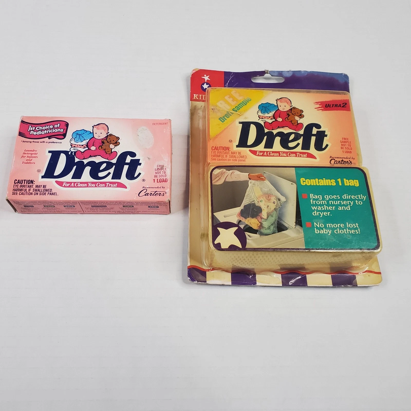 Lot of (2) Dreft Powder Detergent Infants Toddlers & Laundry Bag Rare Vintage
Opens in a new window