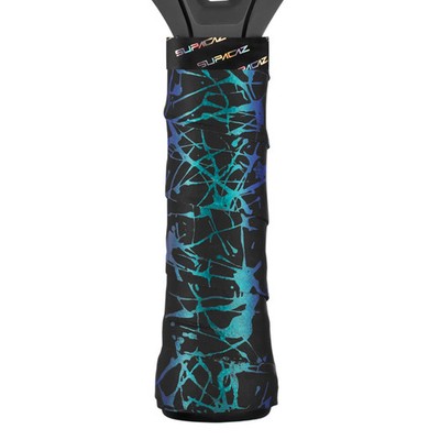 Supacaz Super Sticky Kush Blue Refractor Splat Padel Overgrip-3pk Overwrap-Brand