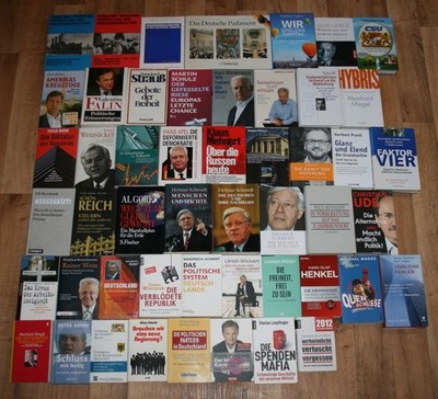50 Bücher POLITIK - Deutschland, USA, Russland, Europa, Demokratie. Paket.