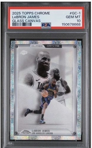 2025 Topps Chrome LeBron James Base (PSA 10)