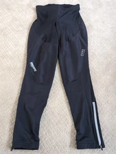 GORE Bike Wear Women's XL Black Cycling Windstopper soft Shell Pants B3