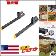 Versatile 2000lbs Capacity Pallet Forks for Tractor Loader - Easy Installation