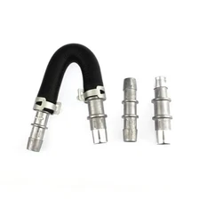 Upgrade Aluminum Engine Heater Core Bypass kit With 5/8" 3/4" Hose Universal 