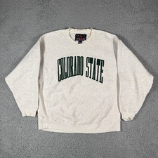 Vintage Colorado State University Sweatshirt Size Large Crewneck Pullover