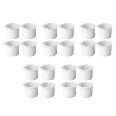 Set of 5 Silikon-rührschüssel Schokoladenschmelztiegel Harzmischwerkzeug