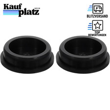 Gummistopfen Silikon 49-50mm 2 St&uuml;ck Schwarz f&uuml;r L&ouml;cher 1,93-1,97 Zoll