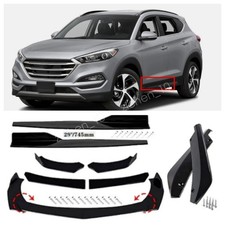 Front Bumper Rear Lip Spoiler Splitter Kitside Skirt Fit 16-20 21 Hyundai Tucson
