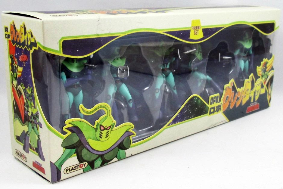 Goldorak - Plastoy - PVC Figuren 6cm Vega Soldaten 5er Pack