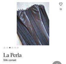 La Perla Silk Corset Top