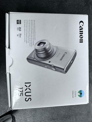 Canon IXUS 175 Digital Camera 20MP 8x Optical Zoom Sliver Fast Shipping NEW,