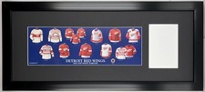 Personalized Framed Evolution History Red Wings of Detroit Uniforms Print wPhoto