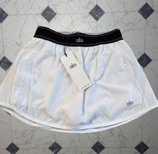 Alo Match Point Tennis Skirt White NWT SIZE XS S M L