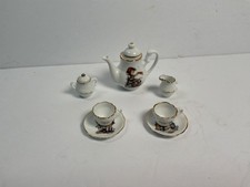 Vintage Reutter Porzellan M.I. Hummel Miniature Tea Set Lot 7pc AS IS
