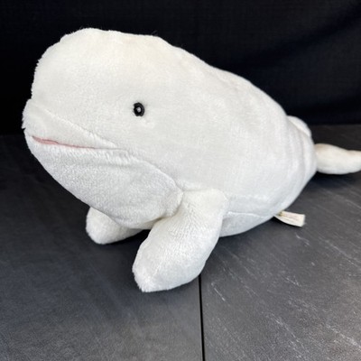 Wild Republic White Beluga Whale 13'' Realistic Plush Stuffed Animal Toy 2009