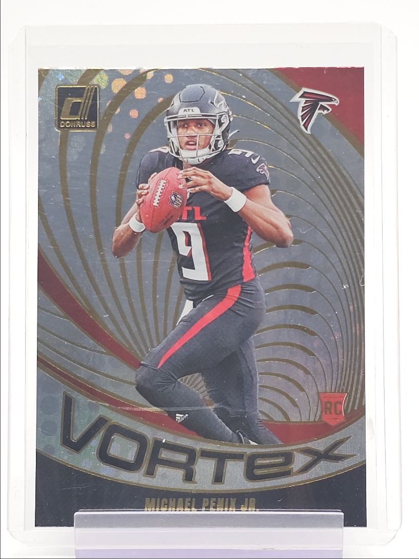 MICHAEL PENIX JR. 2024 DONRUSS VORTEX ROOKIE FOOTBALL FALCONS RC Q4832