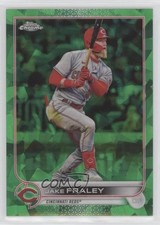 2022 Topps Chrome Update Sapphire Edition Green 3/75 Jake Fraley #US43 04g8