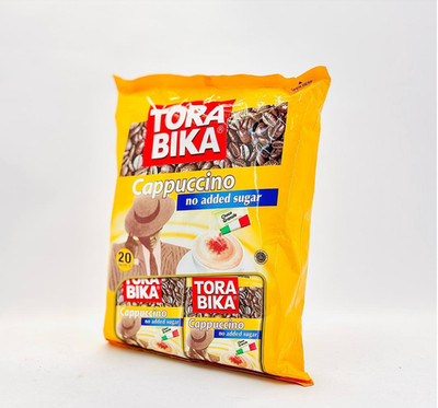 Torabika Cappuccino No Added Sugar - Instant Cappuccino, 20 Portionsbeutel