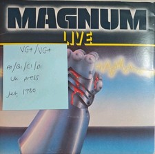 Magnum Live Vinyl Record VG+/VG+ JET 175 1980