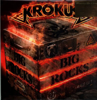 LP Krokus Big Rocks FLAME RED VINYL / BOOKLET / NUMBERED NEW OVP Music On V