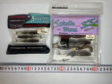 Megabass Vios Spindle Worm Set 3" & 4" Soft Lures Fishing Tackle New