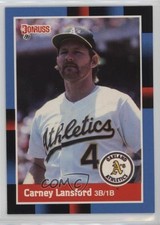 1988 Donruss Carney Lansford #178 0s2w