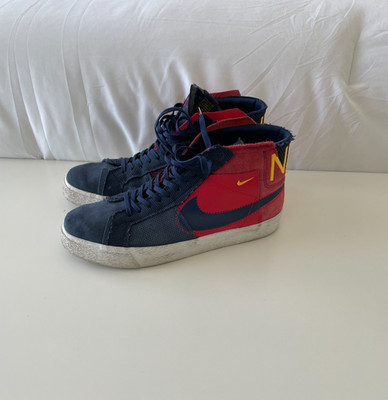Size 10 - Nike Zoom Blazer Premium SB Mid Deconstructed - Barcelona