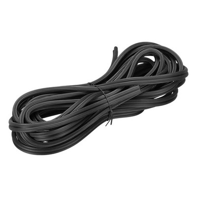 Screen Spline 15M/49.21Ft Rubber Window Sealing Strip 6mm OD Black