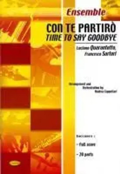 Time To Say Goodbye | Andrea Cappellari | Taschenbuch | Partitur + Stimmen-image