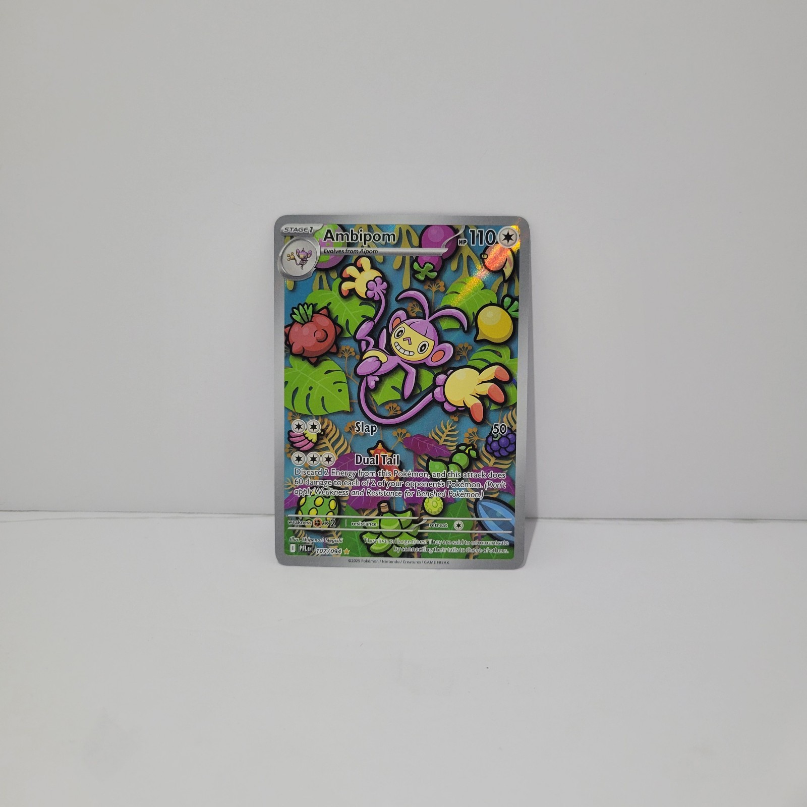 Ambipom 107/094 Me02: Phantasmal Flames Holo