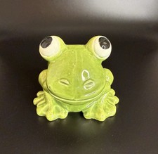 Norcrest Vintage Bright Green Frog Pepper Shaker Made In Japan Marked H-285 SM.