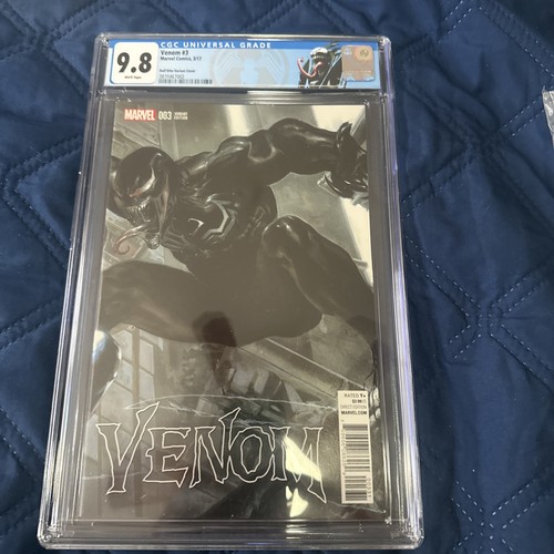 Venom 3 CGC 9.8 Gabriele Dell'Otto Variant Wraparound Cover Marvel 2017 🔥🔥🔥