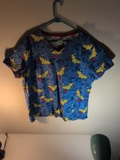 Warner Brothers DC Comics Wonder Woman Scrub Top 2X Womens