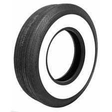 Set Of 4 Coker Classic Bias-ply Tires L78-15 Bias-ply 4 Whitewall 62950