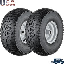 High-Quality 4 Ply Tubeless Lawn Mower Tires 15in Load 570 lbs Non-Directional