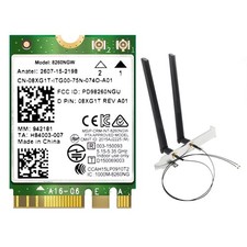 8260 8260NGW WiFi Card External Antenna Dual-Band 2.4G/5Ghz 867M BT4.21078