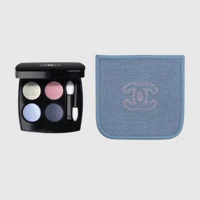 Chanel Les 4 Ombres Denim Dream 19 Paleta de sombras de ojos Denim Pouch Edic... - Imagen 1 de 4