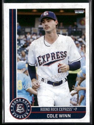 2025 Round Rock Express Cole Winn RC Rookie Rangers Minor League
