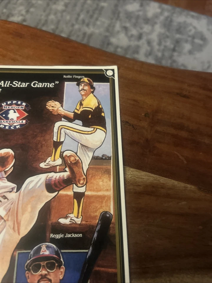 1992 Upper Deck Heroes of Baseball All Star Game Commemorative Sheet  #L22888 - Image 3 of 4