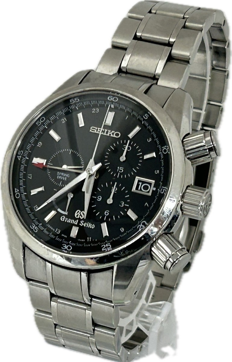 Seiko 43mm Men\'s Spring Drive Chronograph Black Watch SBGC003 (9R86-0AA0) Seiko Grand Seiko Spring Drive 9R86-0AA0 SBGC003 Black 43mm  main image 4