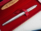 PARKER 75 FOUGERE 925 ARGENT MASSIF STERLING SILVER FELT TIP ROLLER B PEN FRANCP — photo 3
