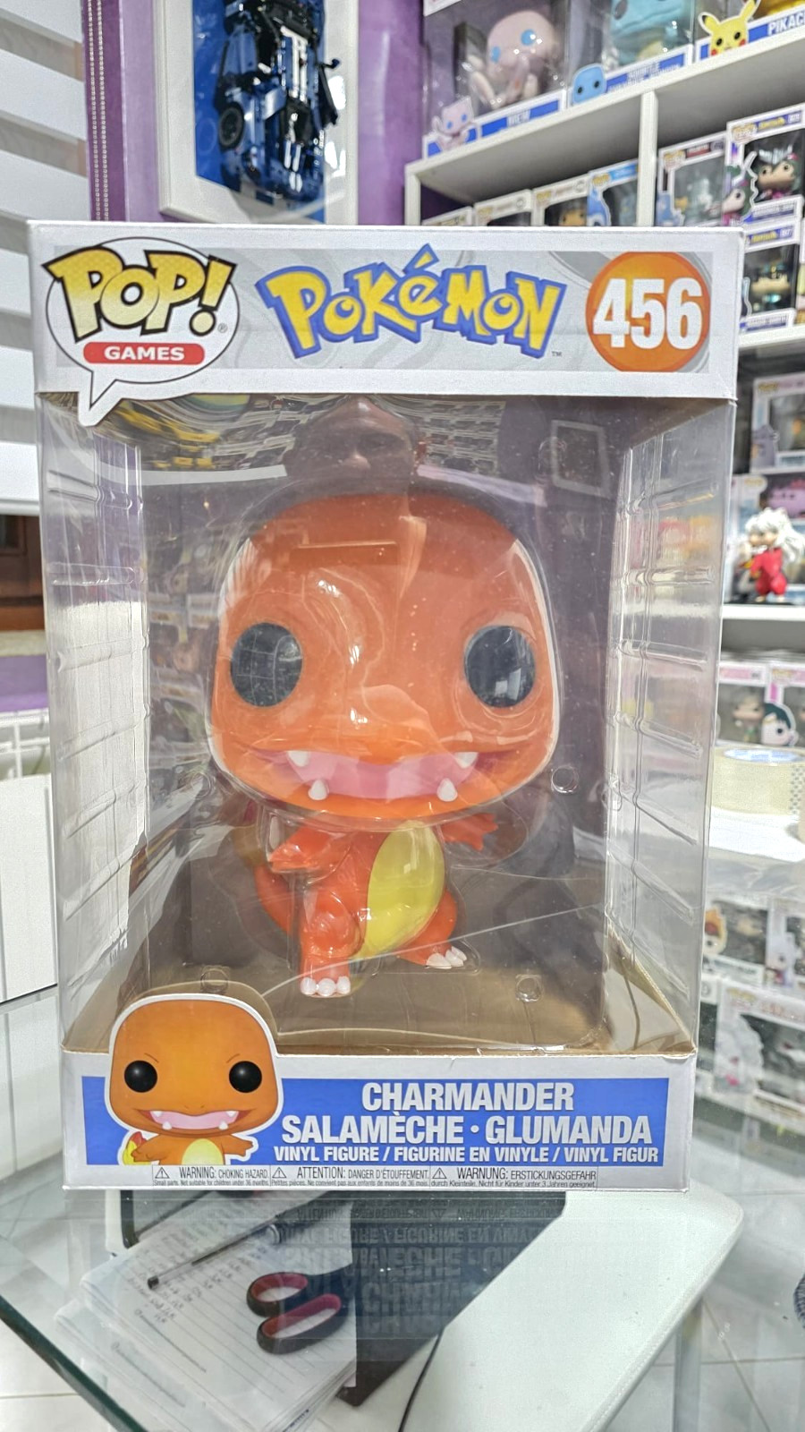 Funko Pop Charmander 456 Pokemon Jumbo Figure big size