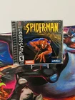 Spider-Man PS1 PlayStation 1 Complete CIB + Registration Card Black Label
