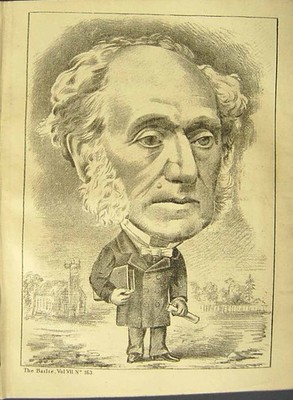 Old Antique Print *1839 Portrait Dr. Smith Bailie 1875 Glasgow Conscience 19th